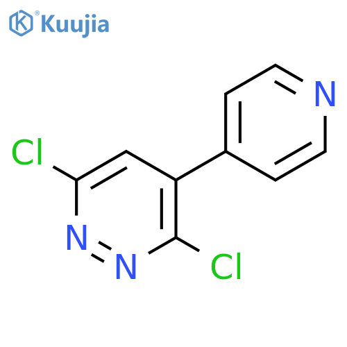 3,6-dichloro-4-(pyridin-4-yl)pyridazine structure