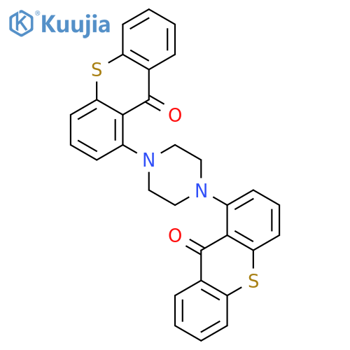 9H-Thioxanthen-9-one, 1,1'-(1,4-piperazinediyl)bis- structure