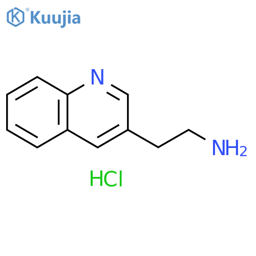 2-(quinolin-3-yl)ethan-1-amine dihydrochloride structure