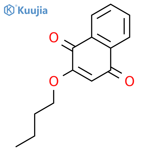 1,4-Naphthalenedione, 2-butoxy- structure