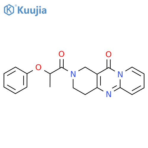 5-(2-phenoxypropanoyl)-1,5,9-triazatricyclo[8.4.0.0^{3,8}]tetradeca-3(8),9,11,13-tetraen-2-one structure