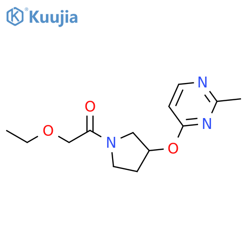 Ethanone, 2-ethoxy-1-[3-[(2-methyl-4-pyrimidinyl)oxy]-1-pyrrolidinyl]- structure