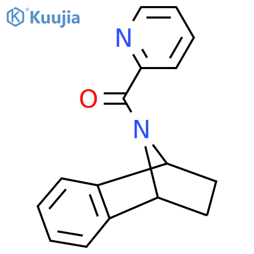 11-(pyridine-2-carbonyl)-11-azatricyclo[6.2.1.0^{2,7}]undeca-2(7),3,5-triene structure