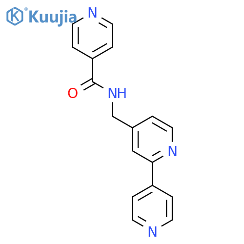 N-({2,4'-bipyridine-4-yl}methyl)pyridine-4-carboxamide structure