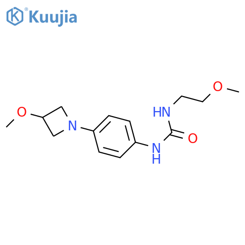 1-[4-(3-methoxyazetidin-1-yl)phenyl]-3-(2-methoxyethyl)urea structure