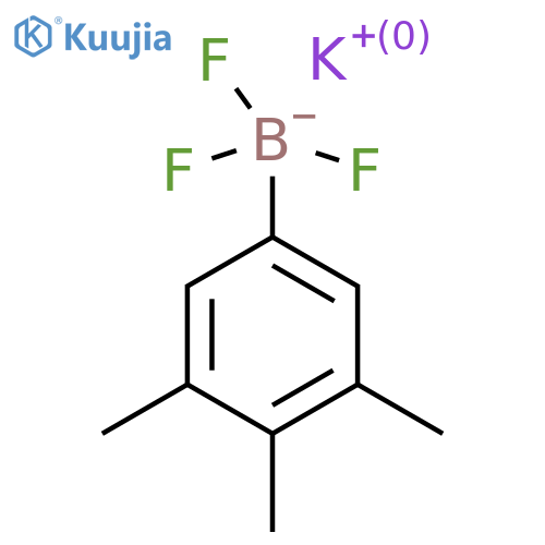 Potassium trifluoro(3,4,5-trimethylphenyl)boranuide structure
