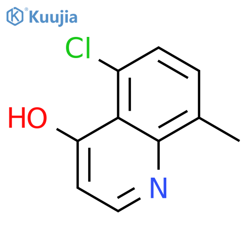 5-Chloro-8-methylquinolin-4-ol structure