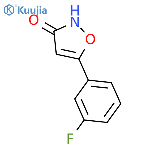 3(2H)-Isoxazolone, 5-(3-fluorophenyl)- structure