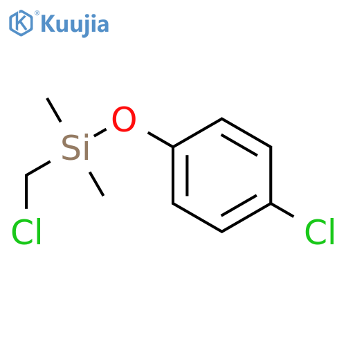 chloromethyl-4-chlorophenoxy dimethylsilane structure