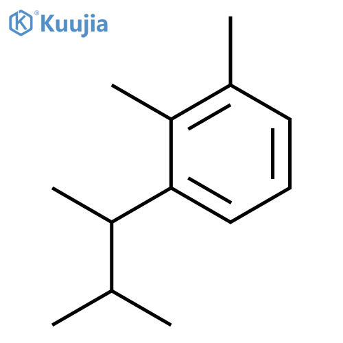 Benzene, 1-(1,2-dimethylpropyl)-2,3-dimethyl- structure