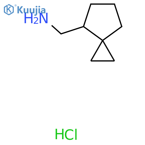 {spiro2.4heptan-4-yl}methanamine hydrochloride structure