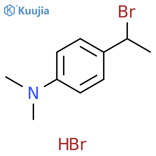 4-(1-bromoethyl)-N,N-dimethylaniline hydrobromide structure