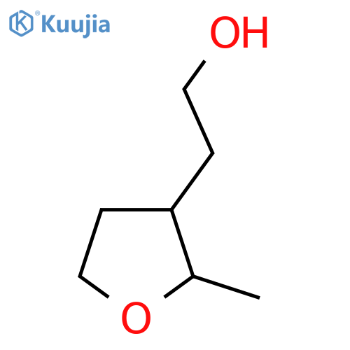 2-(2-methyloxolan-3-yl)ethan-1-ol structure