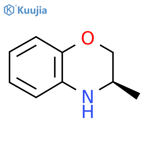 3-Methyl-3,4-dihydro-2H-1,4-benzoxazine, (3R)- structure