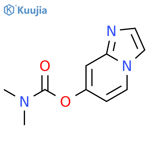 Carbamic acid, dimethyl-, imidazo[1,2-a]pyridin-7-yl ester structure