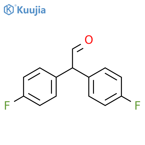 2,2-bis(4-fluorophenyl)acetaldehyde structure