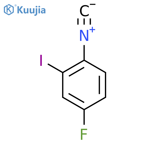 4-fluoro-2-iodo-1-isocyanobenzene structure