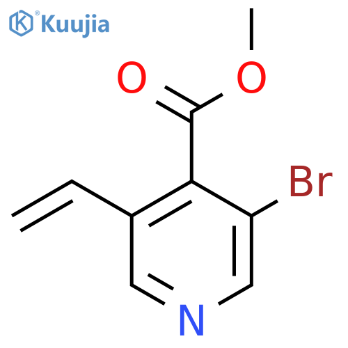 Methyl 3-bromo-5-ethenylpyridine-4-carboxylate structure