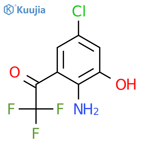 1-(2-Amino-5-chloro-3-hydroxyphenyl)-2,2,2-trifluoroethanone structure