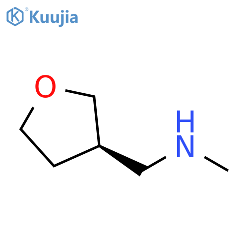 methyl({[(3R)-oxolan-3-yl]methyl})amine structure