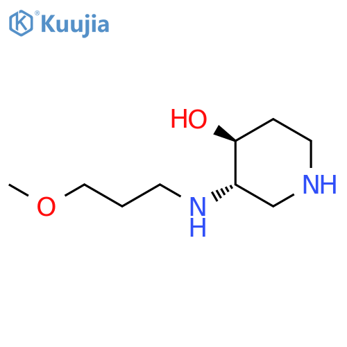 (3S,4S)-3-(3-Methoxypropylamino)piperidin-4-ol structure