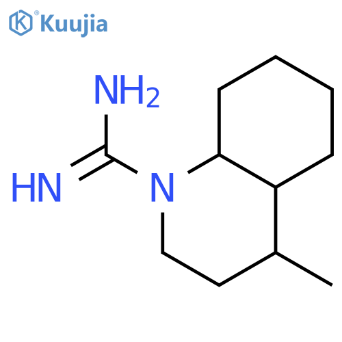 4-methyl-decahydroquinoline-1-carboximidamide structure