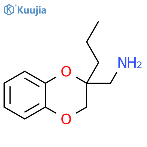 1,4-Benzodioxin-2-methanamine, 2,3-dihydro-2-propyl- structure