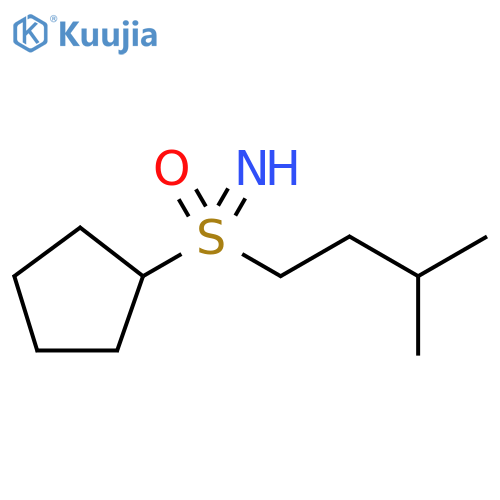 cyclopentyl(imino)(3-methylbutyl)-lambda6-sulfanone structure