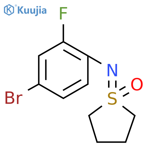 1-(4-bromo-2-fluorophenyl)imino-1lambda6-thiolan-1-one structure