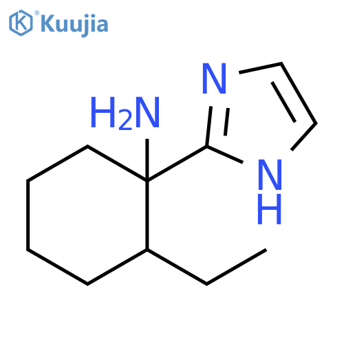 2-ethyl-1-(1H-imidazol-2-yl)cyclohexan-1-amine structure