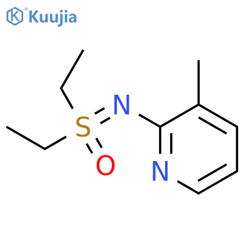 diethyl(3-methylpyridin-2-yl)imino-lambda6-sulfanone structure
