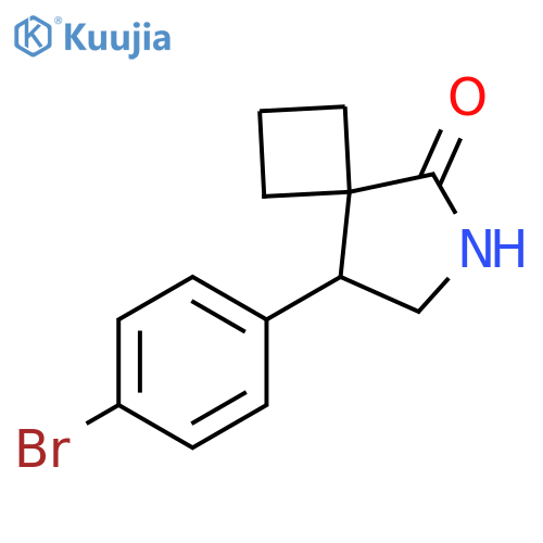 8-(4-bromophenyl)-6-azaspiro3.4octan-5-one structure