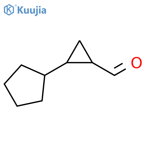 2-cyclopentylcyclopropane-1-carbaldehyde structure