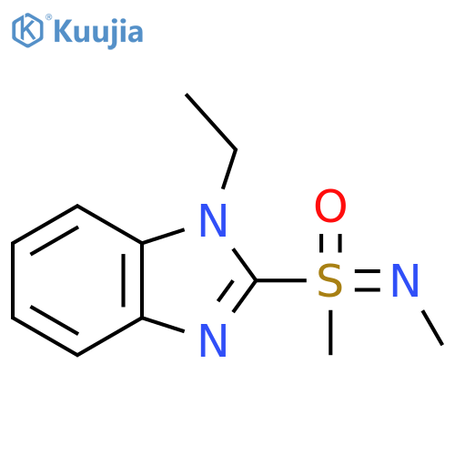 (1-ethyl-1H-1,3-benzodiazol-2-yl)(methyl)oxo-lambda6-sulfanylidene(methyl)amine structure
