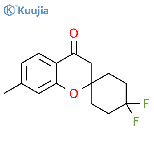 4',4'-difluoro-7-methyl-3,4-dihydrospiro1-benzopyran-2,1'-cyclohexane-4-one structure