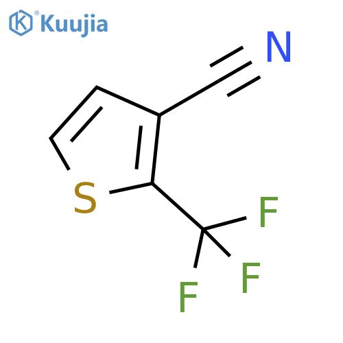 2-(trifluoromethyl)thiophene-3-carbonitrile structure