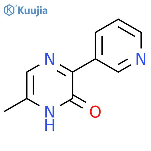2(1H)-Pyrazinone, 6-methyl-3-(3-pyridinyl)- structure