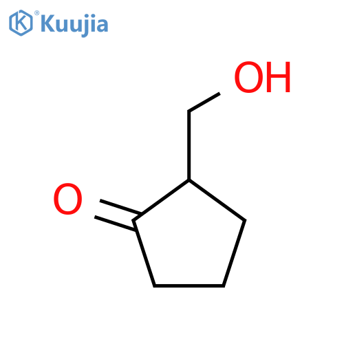 2-(Hydroxymethyl)cyclopentanone structure