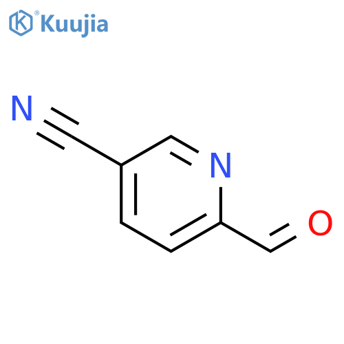 6-formylpyridine-3-carbonitrile structure
