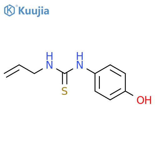1-(4-hydroxyphenyl)-3-(prop-2-en-1-yl)thiourea structure