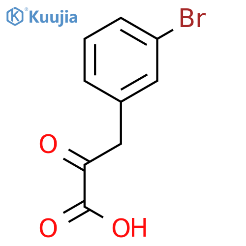 3-(3-bromophenyl)-2-oxopropanoic Acid structure