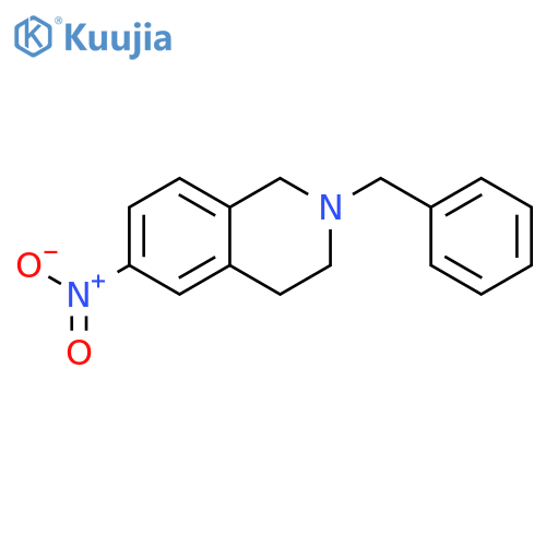 2-Benzyl-6-nitro-1,2,3,4-tetrahydroisoquinoline structure