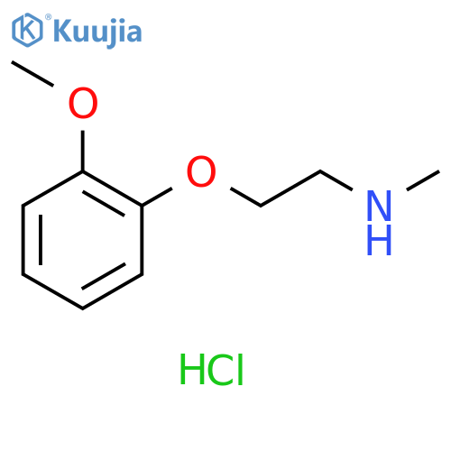 [2-(2-methoxyphenoxy)ethyl](methyl)amine hydrochloride structure