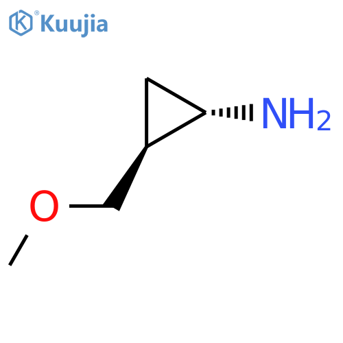 trans-2-(Methoxymethyl)cyclopropan-1-amine structure