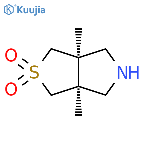 1H-Thieno[3,4-c]pyrrole, hexahydro-3a,6a-dimethyl-, 2,2-dioxide, (3aR,6aS)- structure