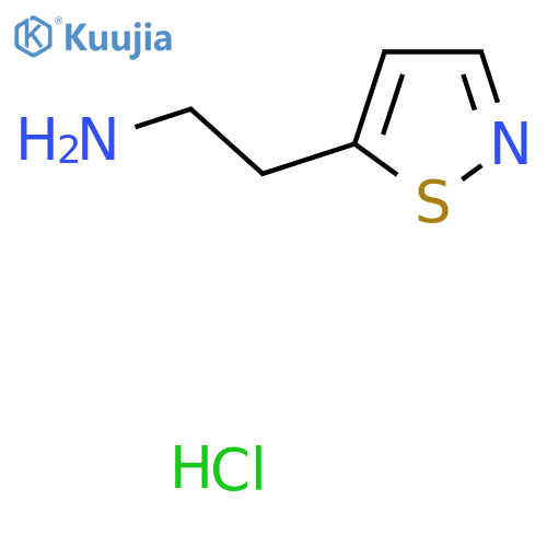 2-(1,2-Thiazol-5-yl)ethan-1-amine hydrochloride structure