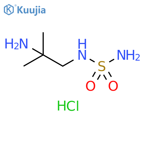 (2-amino-2-methylpropyl)(sulfamoyl)amine hydrochloride structure