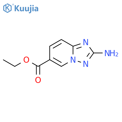 Ethyl 2-amino[1,2,4]triazolo[1,5-a]pyridine-6-carboxylate structure