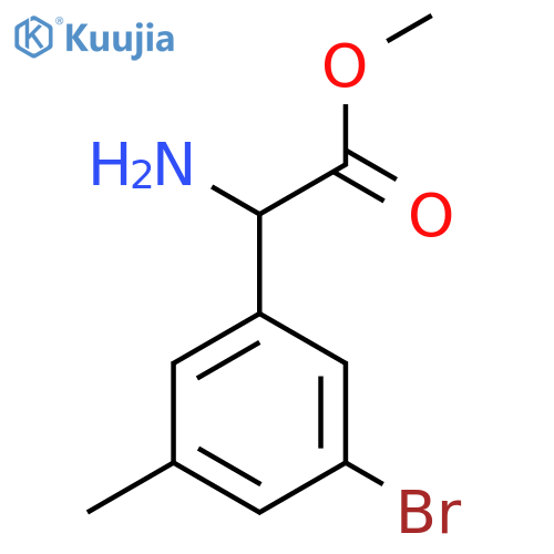 Methyl 2-amino-2-(3-bromo-5-methylphenyl)acetate structure