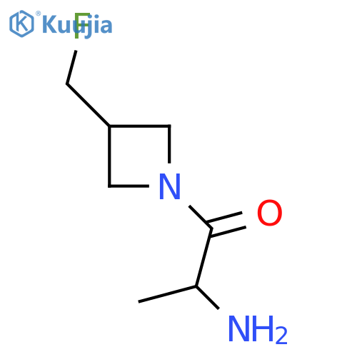 2-Amino-1-(3-(fluoromethyl)azetidin-1-yl)propan-1-one structure